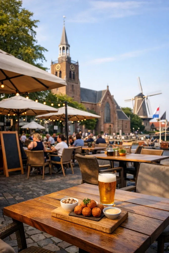 Afhaalmaaltijd op tafel in Ridderkerk, klaar om mee te nemen of te bezorgen