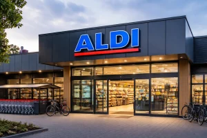 Realistische foto van een ALDI supermarkt in Ridderkerk